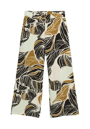 TOM TAILOR CULOTTE - Nadrágok - neutral cut leaves design