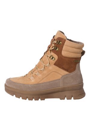 COMFORT - Platform ankle boots - sand comb