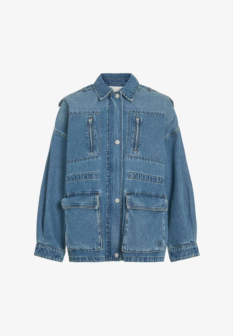 Edit Rojgo Rouge Edit Denim Buttoned - Spijkerjas - dark medium blue denim/blauw ...