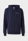 ICONS FULL ZIP HOODIE SMALL LOGO - Zip-up sweatshirt - dark blue