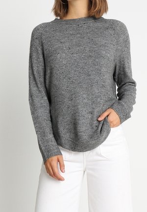Jumper - mottled dark grey