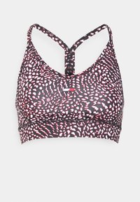 Tommy Hilfiger LIGHT INTENSITY  STRAP BRA - Sutiã desportivo de suporte ligeiro - black