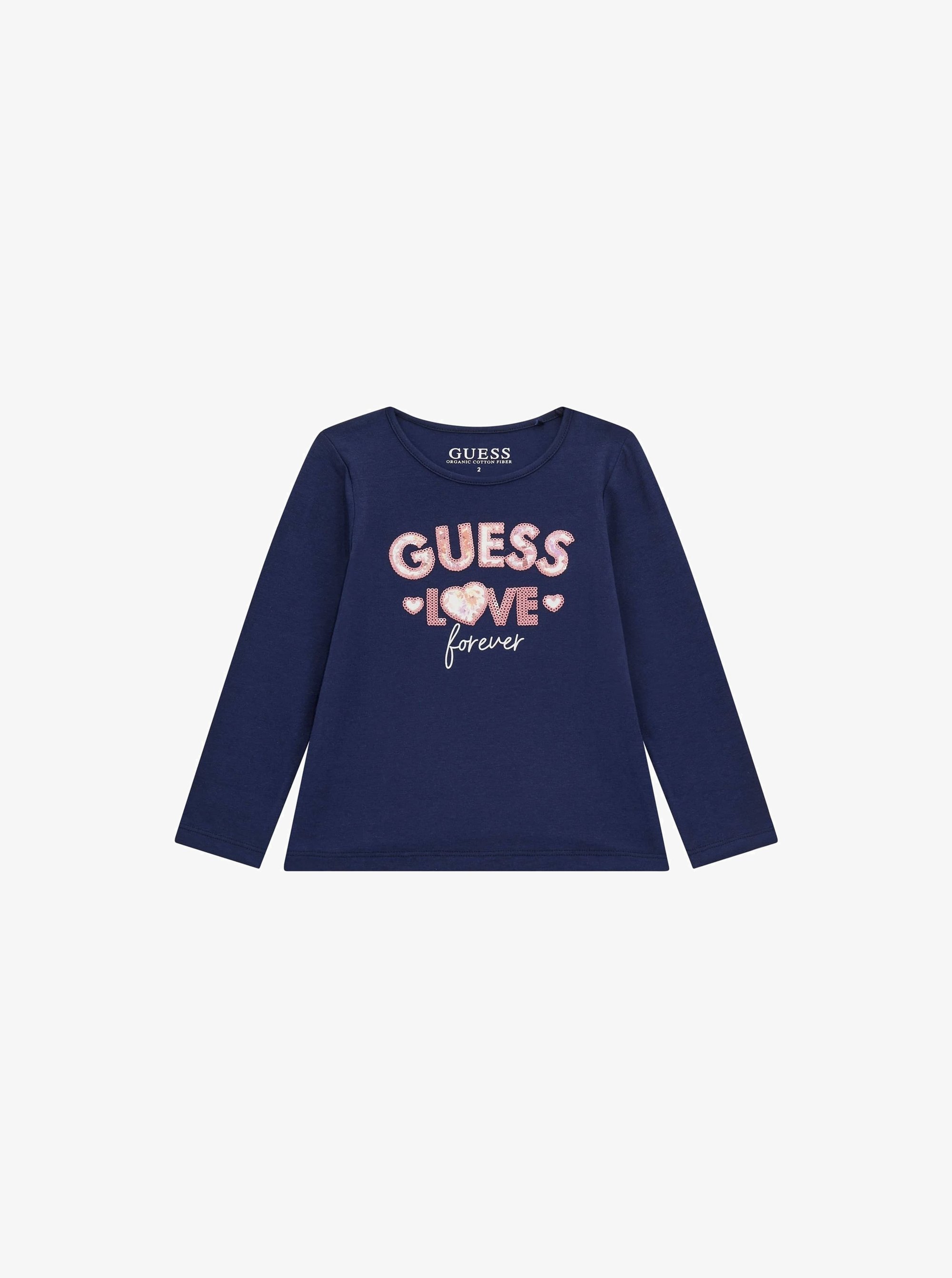 Guess Maglietta a manica lunga blau/blu