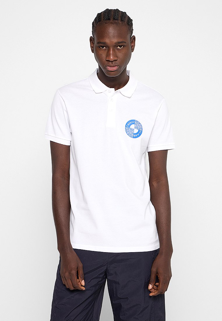 Cavalli Class Poloshirt wit