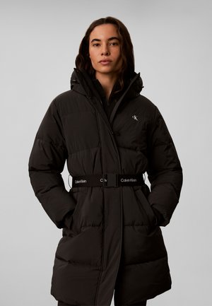 Calvin Klein Jeans, BELTED PUFFER - Wintermantel - black