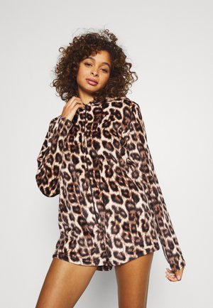 LEOPARD ROMPER - Pyjama - brown