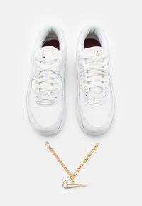 Nike Sportswear AIR MAX 90 - Αθλητικά παπούτσια - summit white/dark beetroot/white/metalic gold
