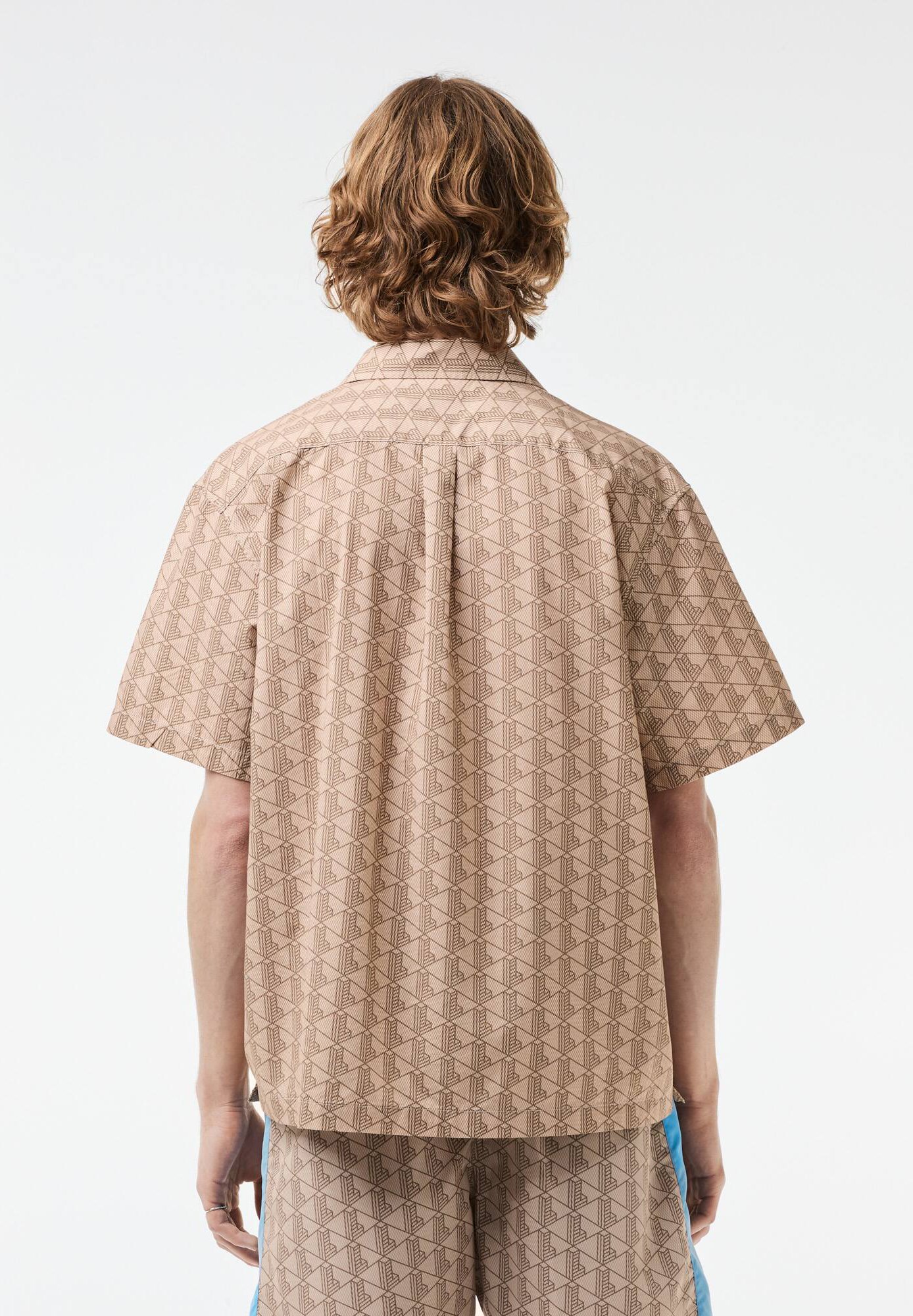 Chemise oversize brodée Bridgerton bleu clair femme | Cache Cache