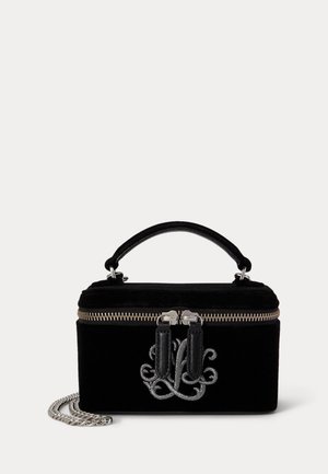 Lauren Ralph Lauren, LOGO VELVET SMALL HALLEE CROSSBODY BAG - Дамска чанта - black