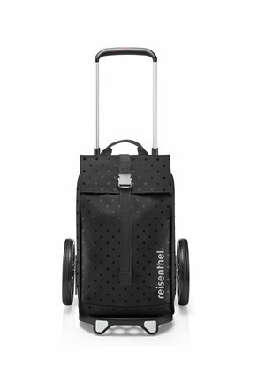 Luggage - glossy dots black