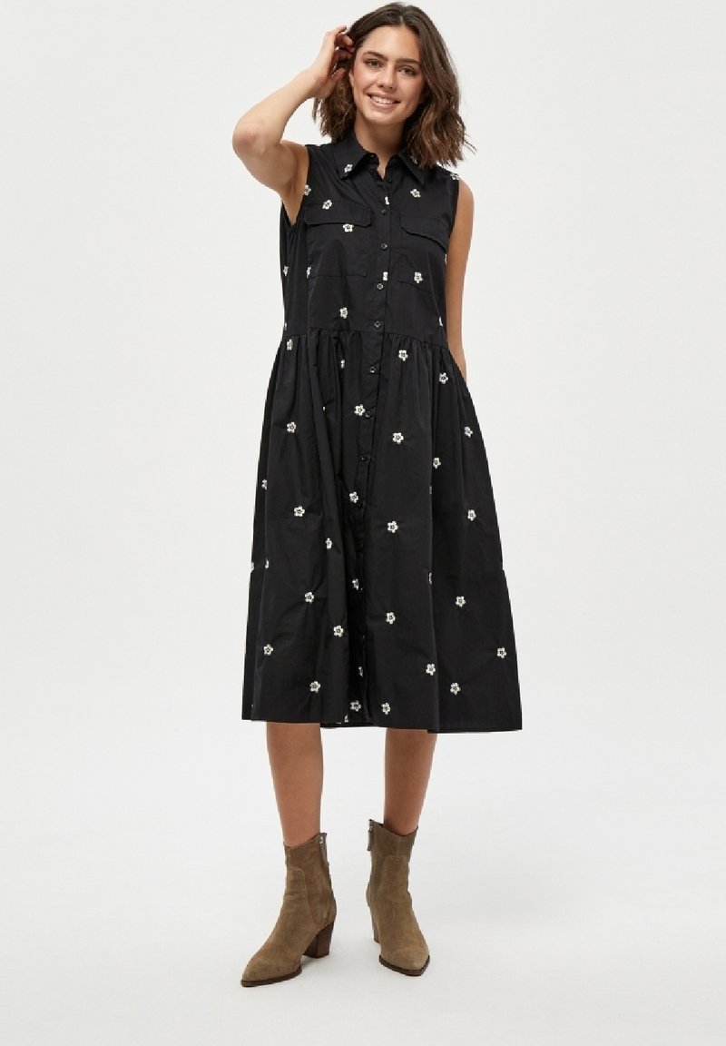 PEPPERCORN Shirt dress black pr/black Zalando.ie