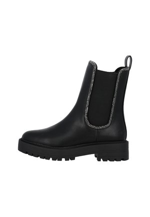 Platform ankle boots - schwarz