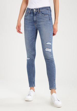 Skinny-Farkut - blue denim