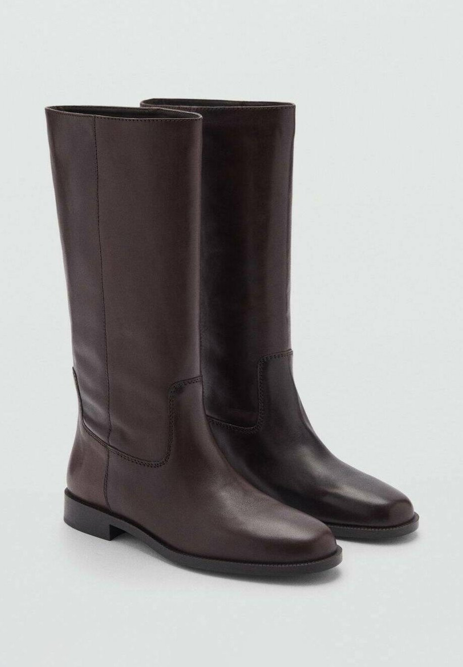 bottes marron mango