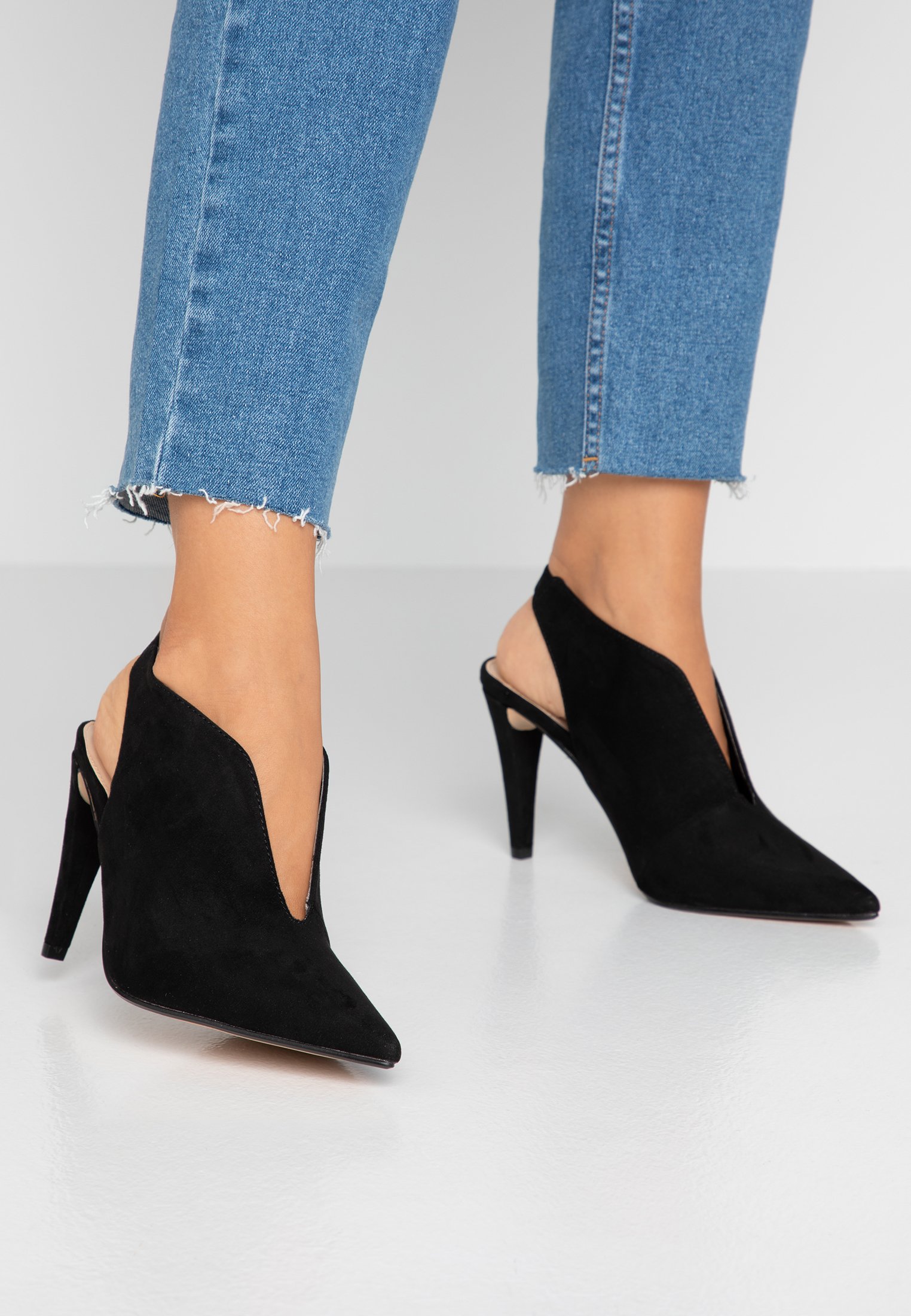 Dorothy Perkins DEEDEE TOECOMFORT COURT - Høye hæler - black Dorothy Perkins DEEDEE TOECOMFORT COURT - Høye hæler - black