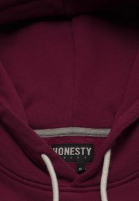 Honesty Rules HOODED SWEAT BASIC - Luvtröja - bordeaux