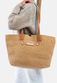 CLIO GOLDBRENNER Shopper - natural coyac