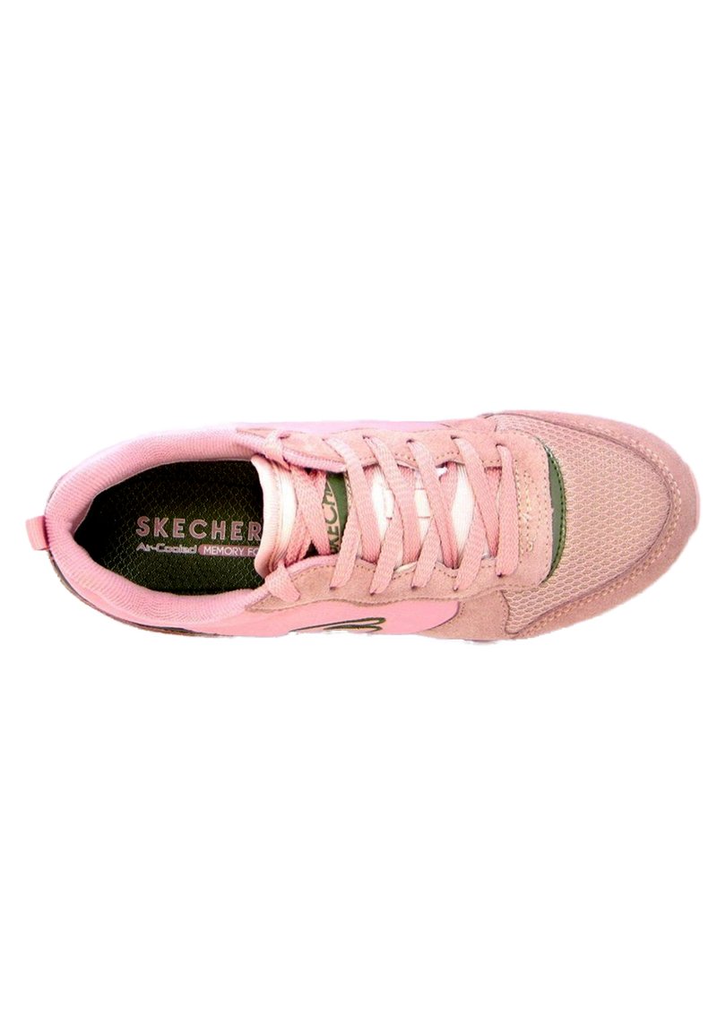 Damen Sneaker low | Skechers Sport Sneaker low mauve suede/ mesh/ silver duraleather trim/rosa - DT75484 Damen Sneaker low | Skechers Sport Sneaker low mauve suede/ mesh/ silver duraleather trim/rosa - DT75484