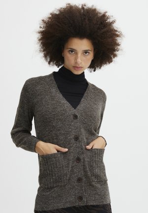 IHMARAT  - Strickjacke - coffee bean