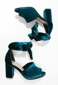 River Island Sandaalit nilkkaremmillä - teal