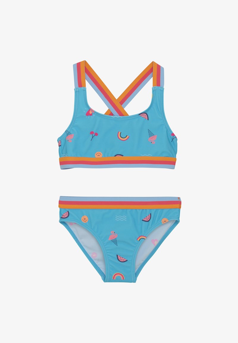 Color Kids SET - Bikini - river blue