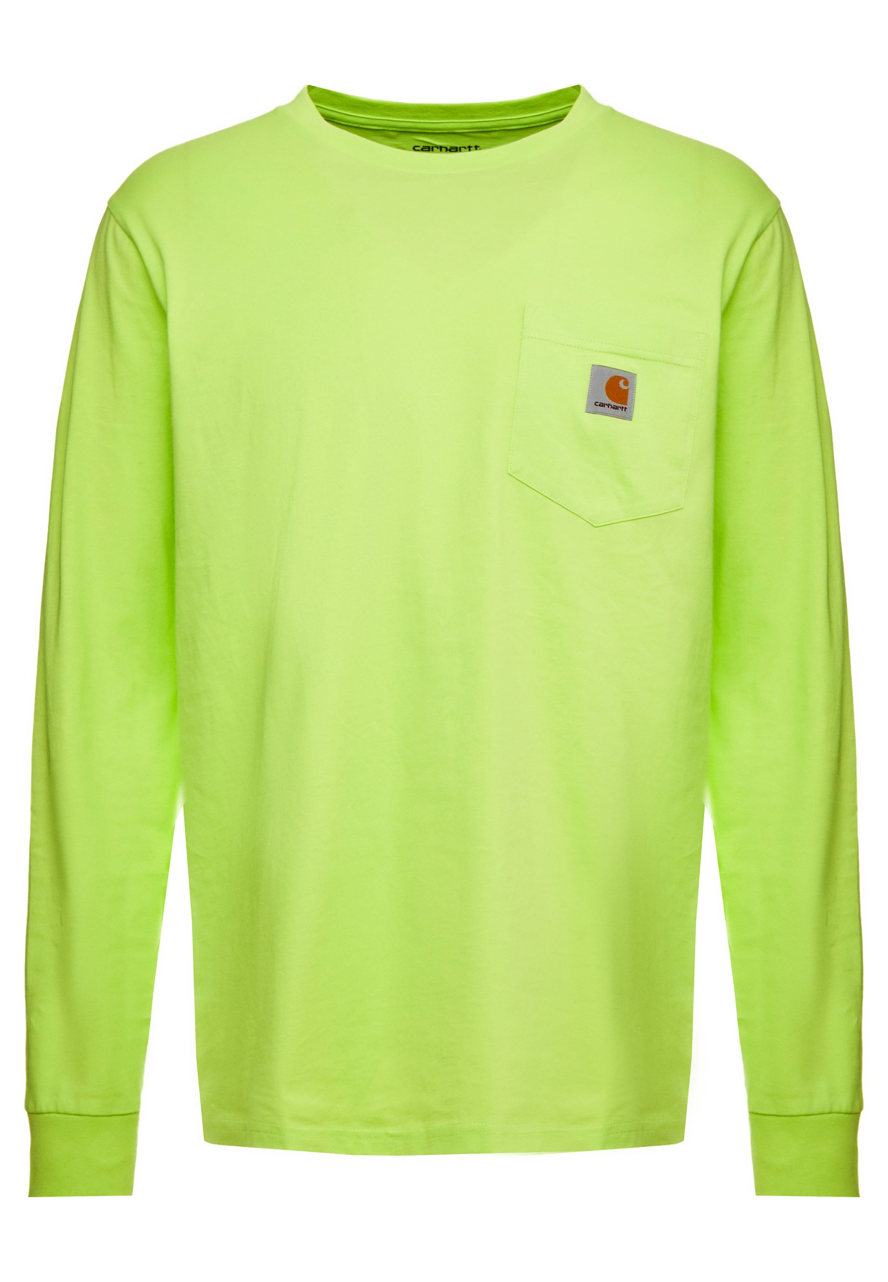 Carhartt WIP POCKET Topper langermet lime Zalando.no Carhartt WIP LOCAL SOUND - Topper langermet - yoda