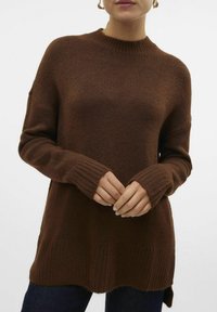 Vero Moda VMLEFILE BOXY NOOS - Džemperis - pinecone