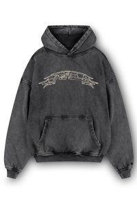 FAVELA INDUSTRIAL HOODIE UNISEX - Hoodie - black washed