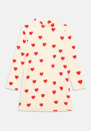 HEARTS DRESS - Dnevna obleka - white