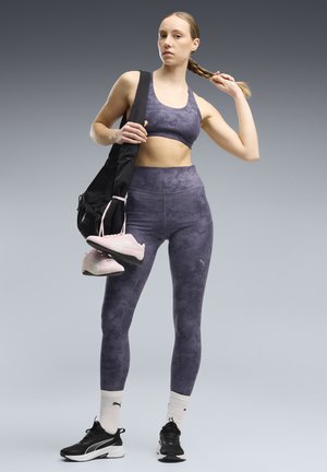 Puma, W CLOUDSPUN TIGHT HW FL - AOP - Tights - inky depths