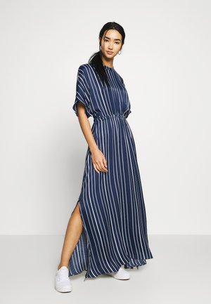 EDIT MAXI DRESS - Maxi dress - navy stripe