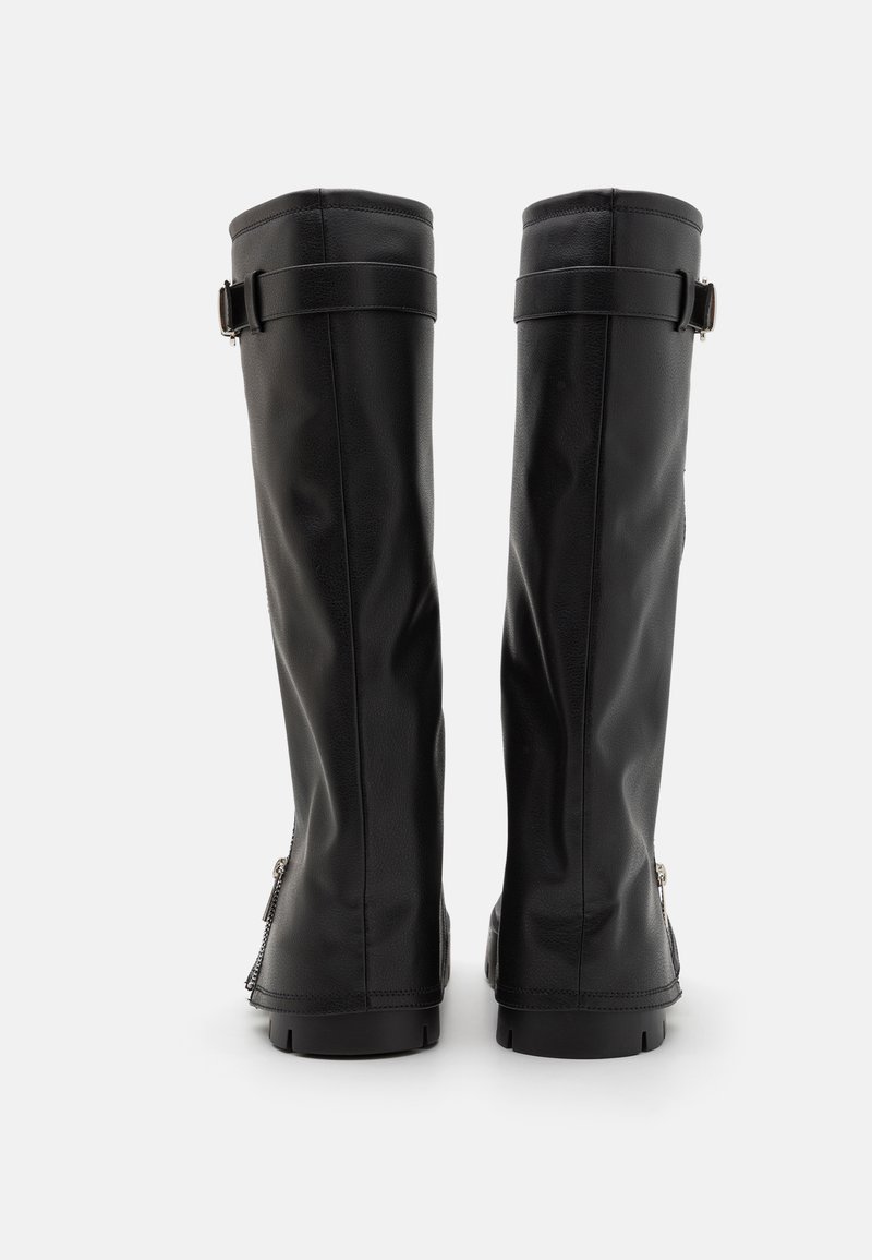 BOTTES CUIR LACETS JUNIOR NOIRES - EQUITHEME | Terres & Eaux
