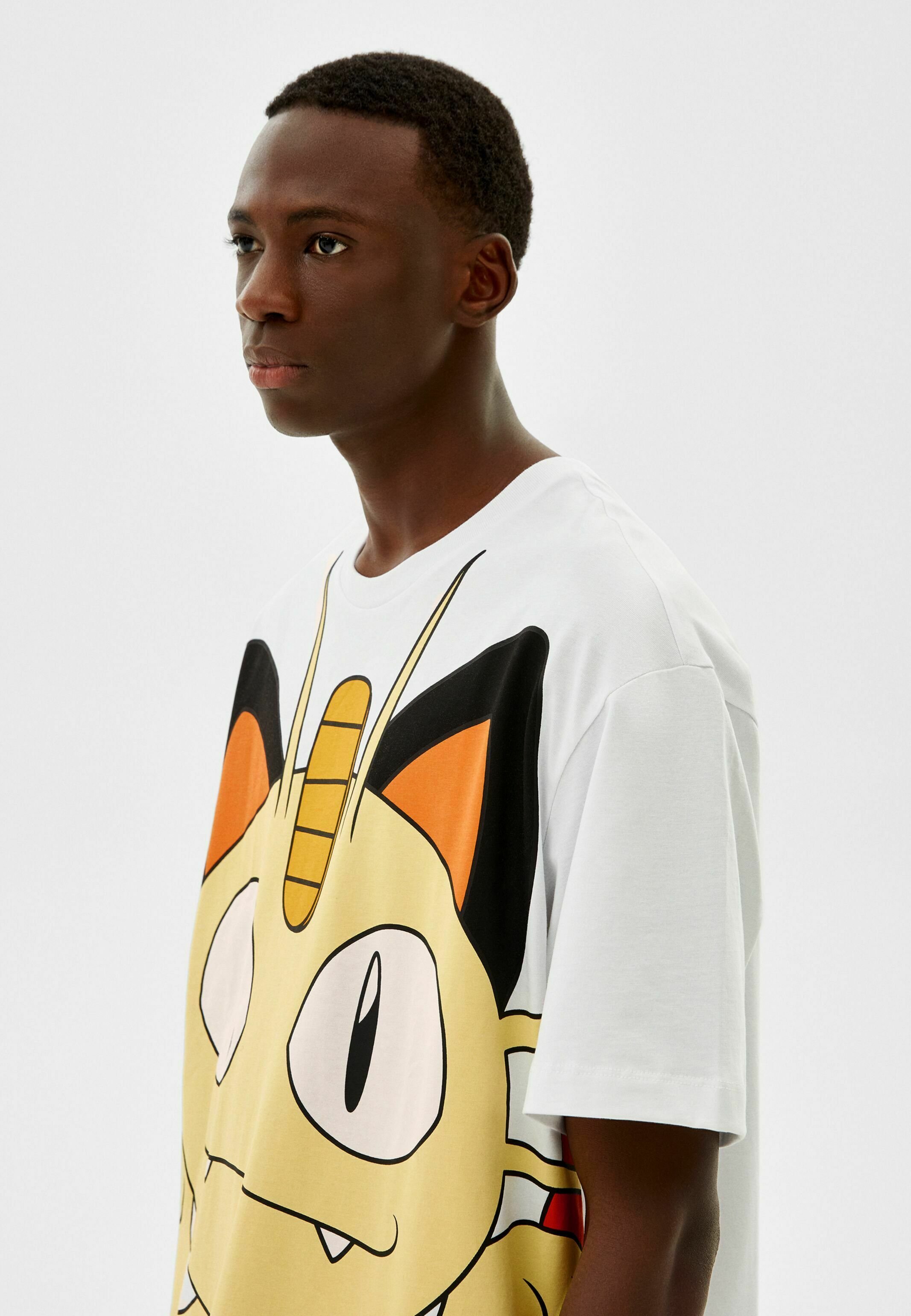 Bershka MEOWTH POKÉMON - Print T-shirt 