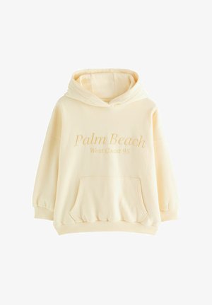 Hanorac - yellow embroidered detail