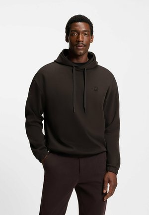 STEVENS - Felpa con cappuccio - dark brown two