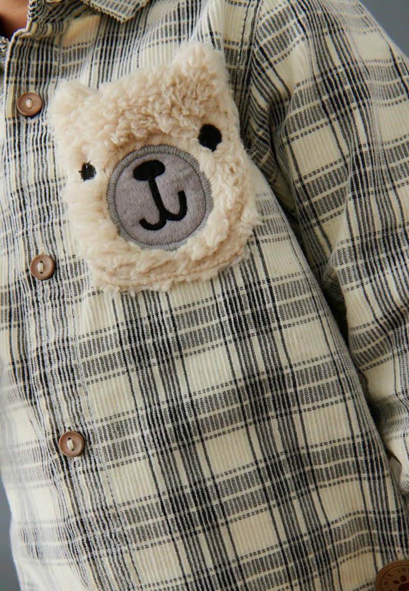 Next CHECK - Skjorter - ecru cream with character pocket