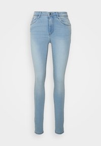 Vero Moda Tall VMTANYA PIPING - Jeans Skinny Fit - light blue denim