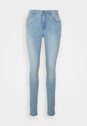 Vero Moda Tall VMTANYA PIPING - Jeans Skinny Fit - light blue denim