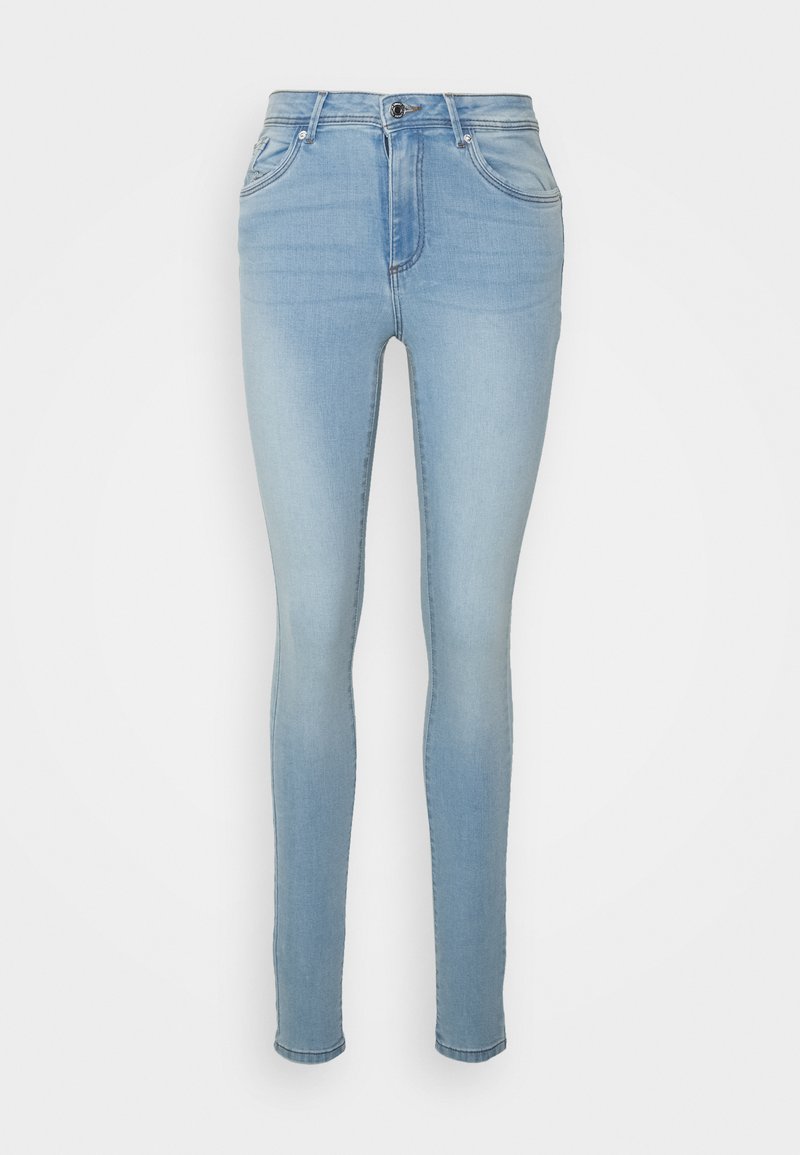 Vero Moda Tall VMTANYA PIPING - Jeans Skinny Fit - light blue denim