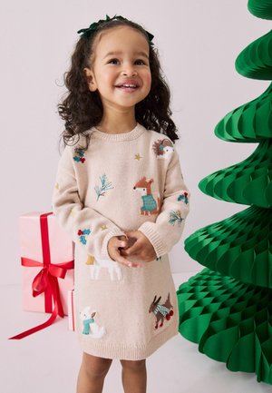Jumper dress - ecru marl
