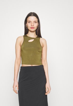 Even&Odd Petite Top - olive