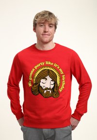 Henry Tiger JESUS BIRTHDAY - Sudadera - red