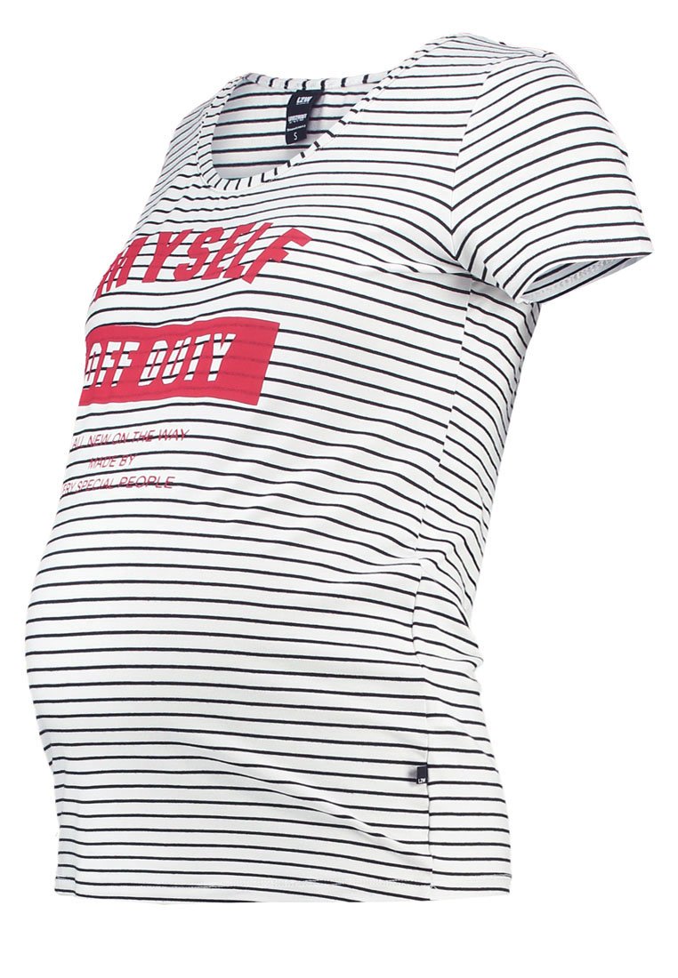 love2wait T-shirt print wit