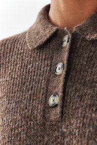 BDG Urban Outfitters LOFTY RUGBY - Pullover - choc