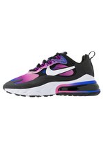 Nike Sportswear Air Max 270 React Trainers Hyper Blue White Magic Flamingo Vivid Purple Black Blue Zalando Co Uk