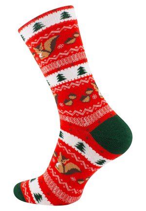 Vincent Creation BUNTE FUN  - Calze - eichhörnchenrot