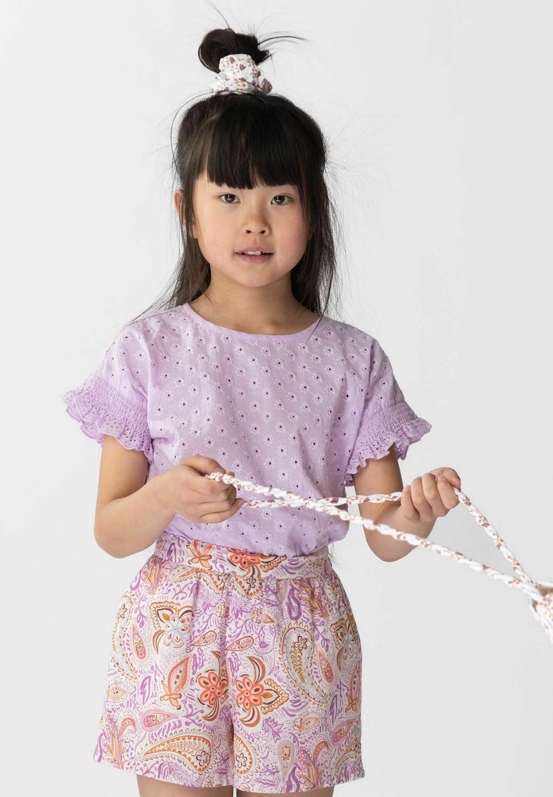 SissyBoy MIT ANGLAISESTICKEREI Blouse flieder/lilac Zalando