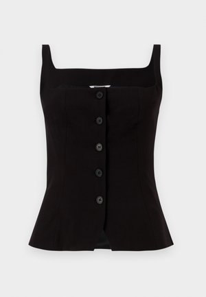 Weekday PANDA WAISTCOAT  - Top - black