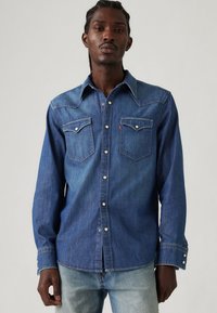 Levi's® - BARSTOW WESTERN STANDARD - Ing - riverside dark wash Miniatűr kép 1