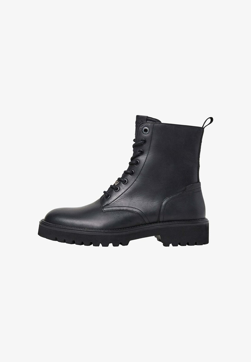 Pepe Jeans Bottines à lacets - black